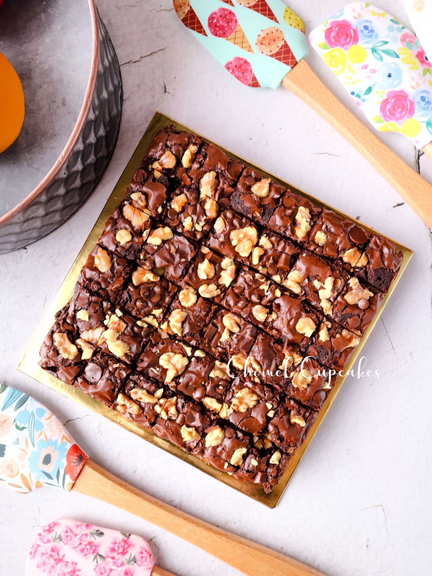 Fudgy Brownies with Full Walnuts and Choc Chips _2