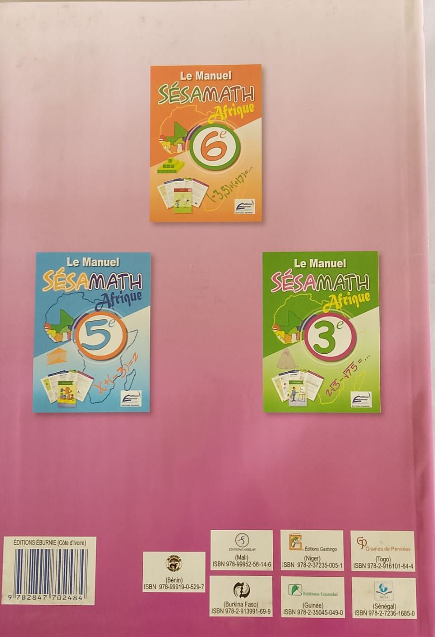 LE MANUEL SESAMATH AFRIQUE (Editions Eburnie) - 4ieme_1