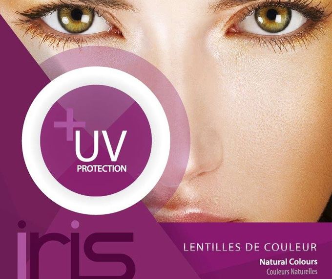 LENTILLE DE COULEUR IRIS _0