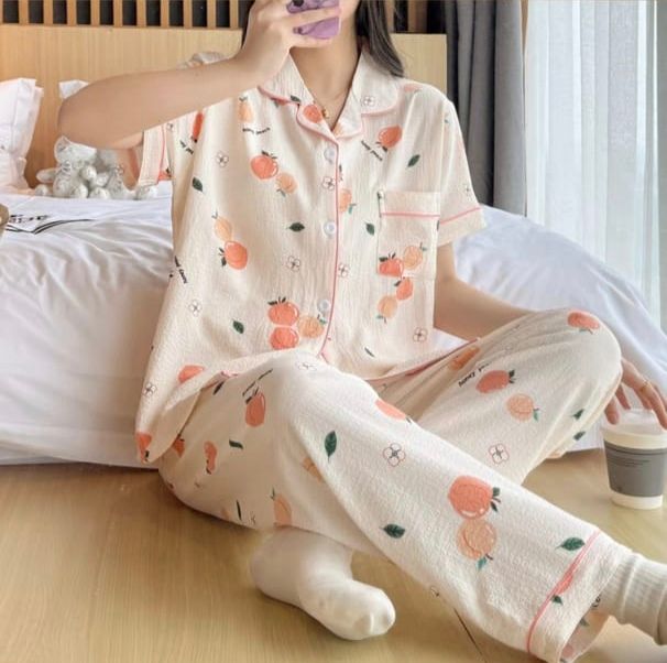 Peach pajama Korean Style_0