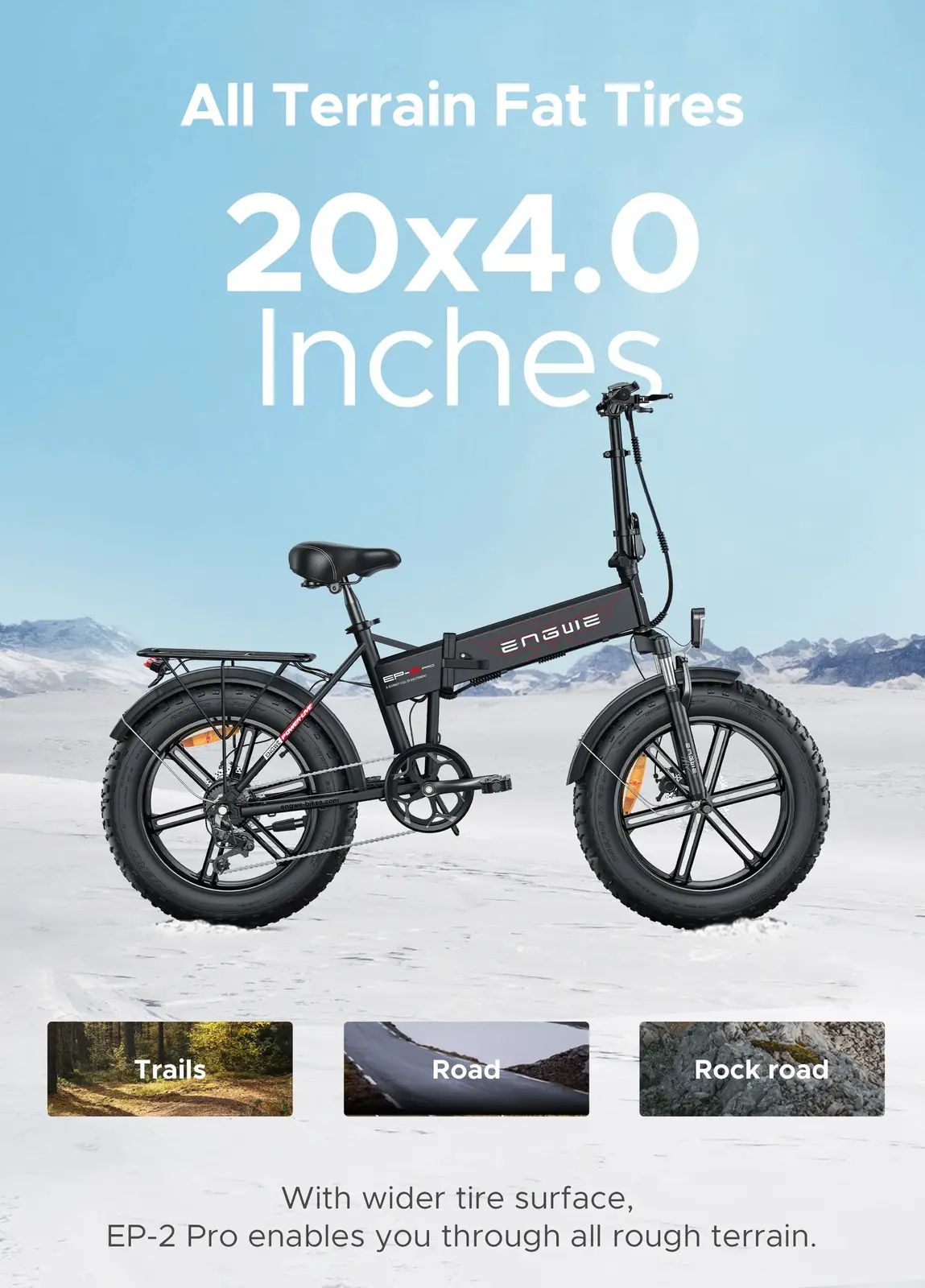 Electric Bike Engwe EP-2 Pro Fat Tire Bike 750w_5