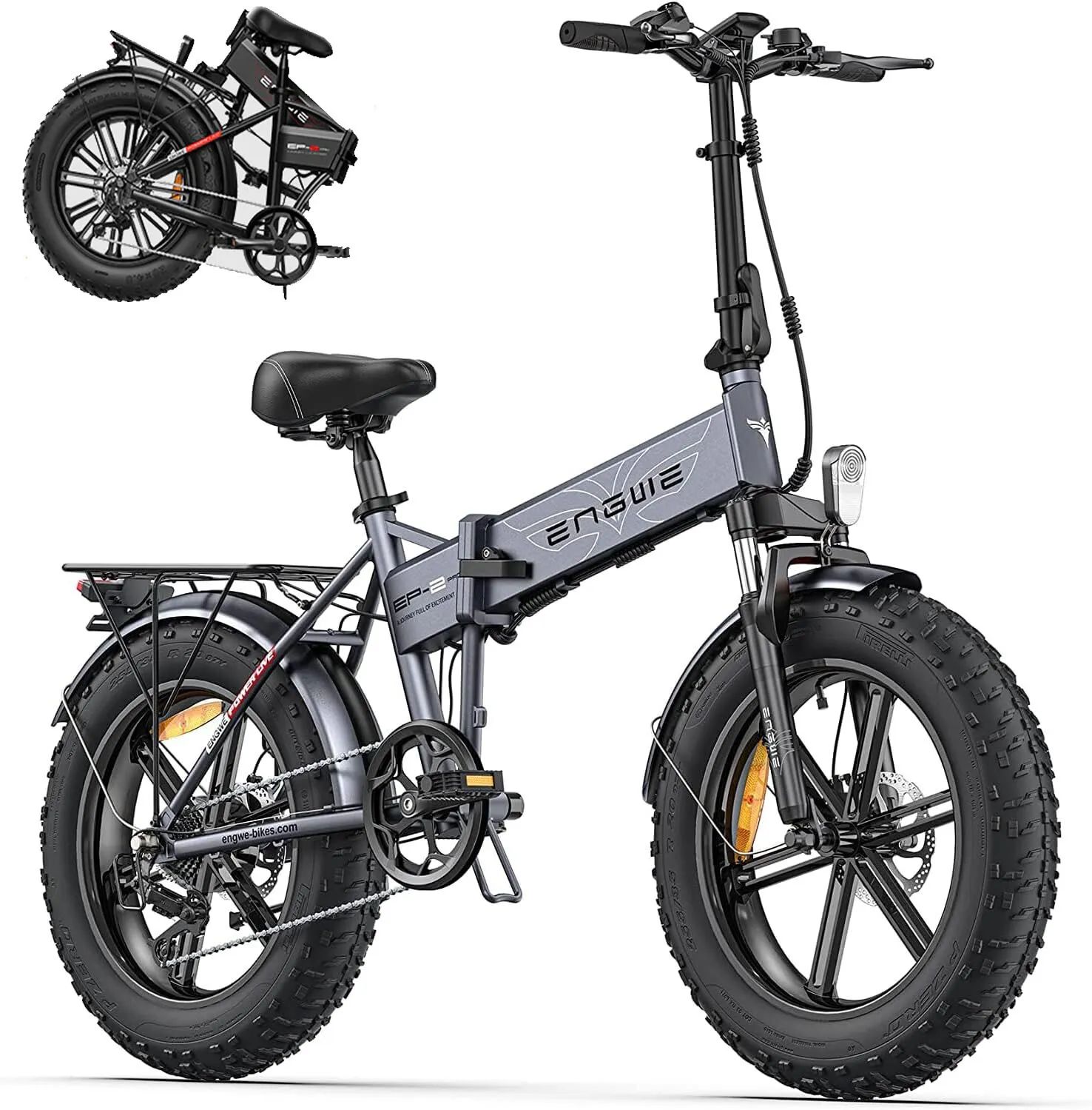 Electric Bike Engwe EP-2 Pro Fat Tire Bike 750w_0