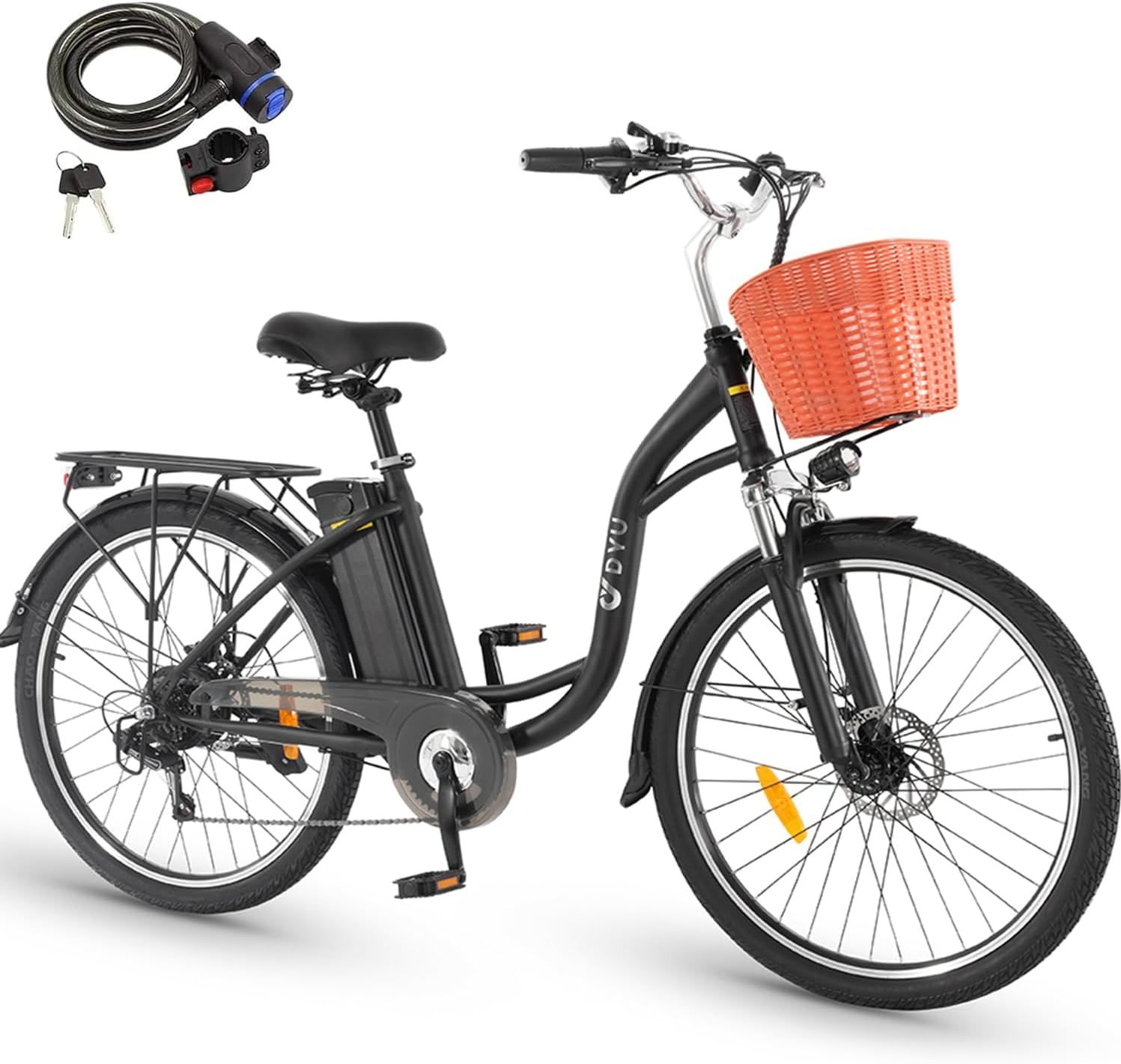 DYU C6 Electric Bike - 20 Wheels, 500W Motor, 48V Battery_0