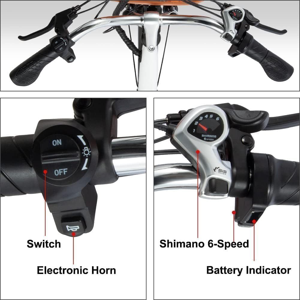 DYU C6 Electric Bike - 20 Wheels, 500W Motor, 48V Battery_1