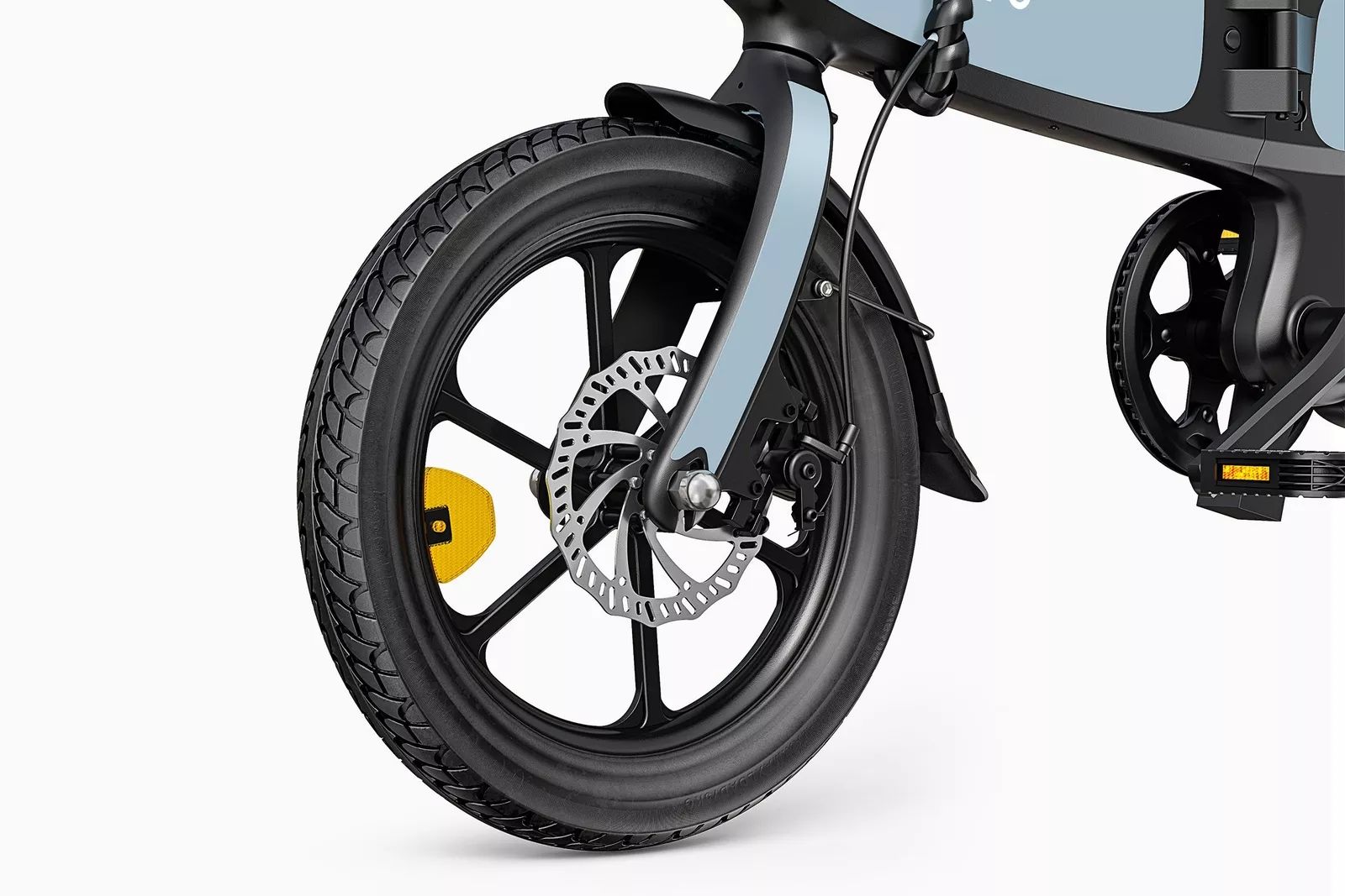 DYU C2 Folding Electric Bike 16 Inch 250W 7.5Ah Battery_4