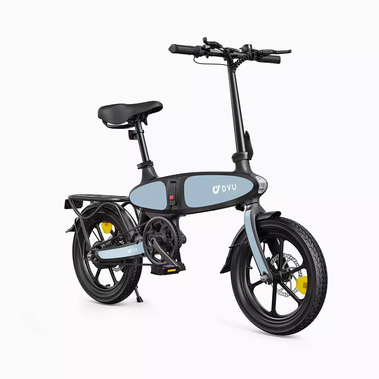 DYU C2 Folding Electric Bike 16 Inch 250W 7.5Ah Battery_2