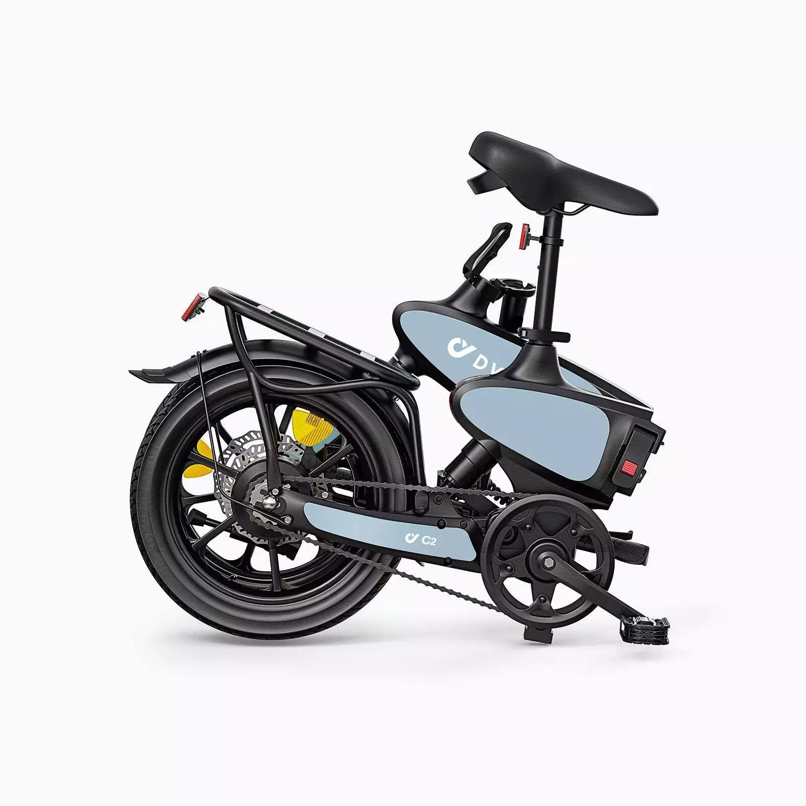 DYU C2 Folding Electric Bike 16 Inch 250W 7.5Ah Battery_1