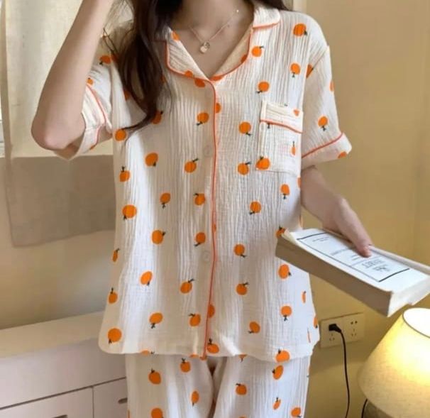 Orange pajama Korean Style_1