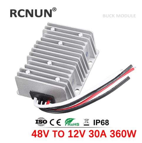 RCNUN High Quality 48V to 12V 30A DC to DC Step Down Converter – Efficiently Convert High Voltage DC Power_0