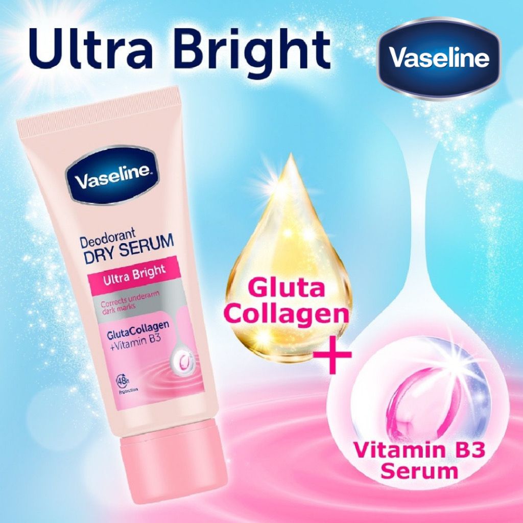 Vaseline Dry Serum GlutaGlow Ampoule Deodorant Underarm_4