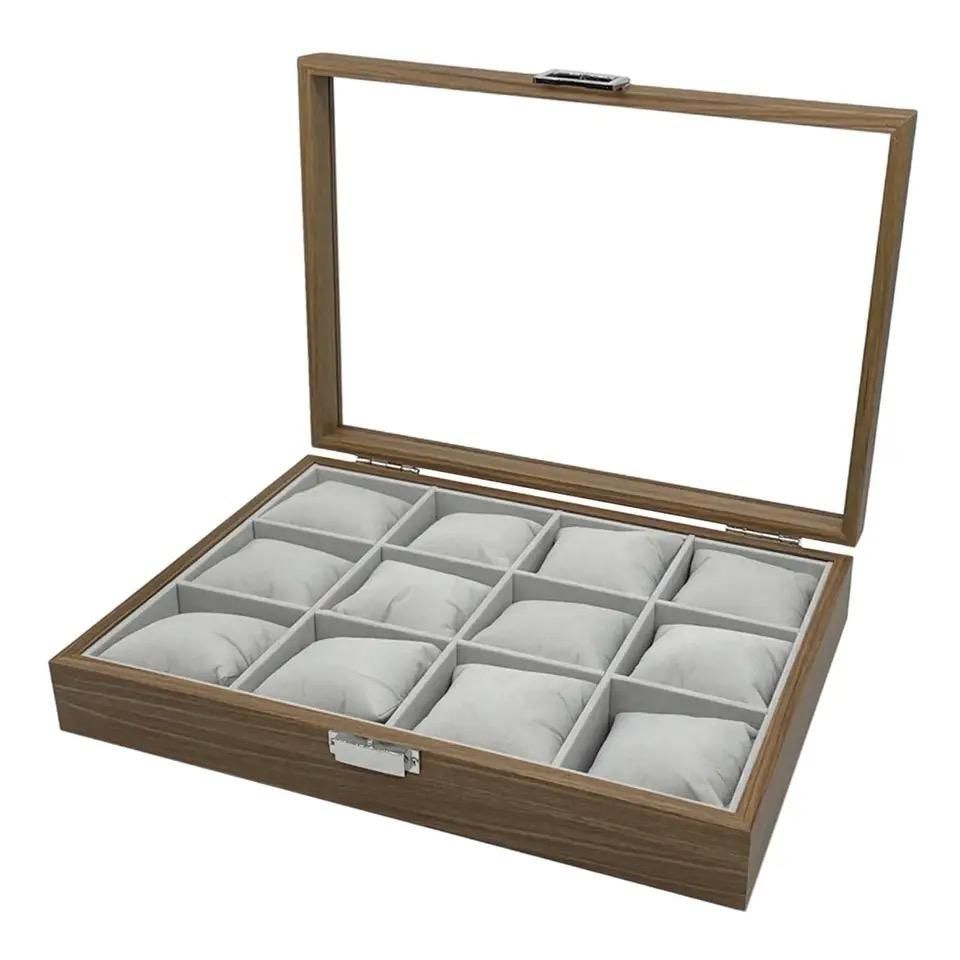 12pc Wooden Watch  Organizer_1