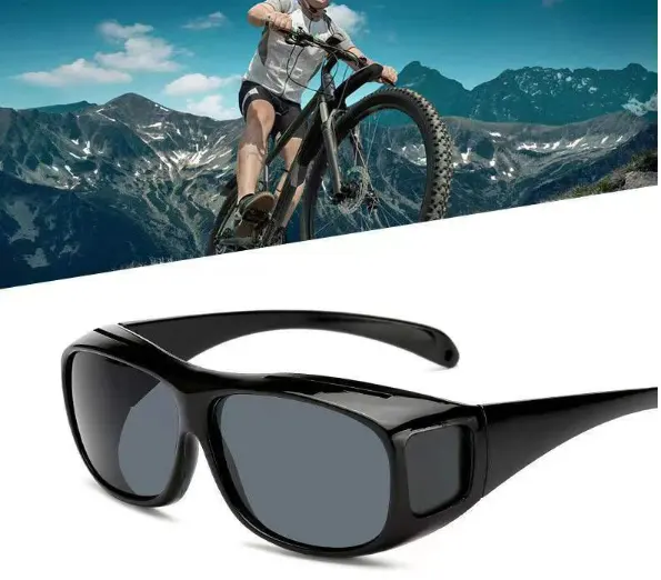 Square Frame Day Vision Sunglasses Driving Cycling UV400  Vision Glasses _0