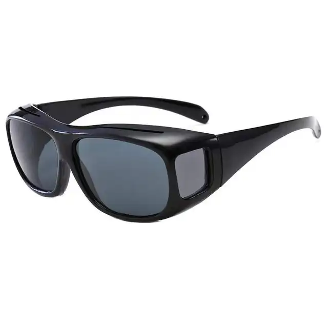 Square Frame Day Vision Sunglasses Driving Cycling UV400  Vision Glasses _2