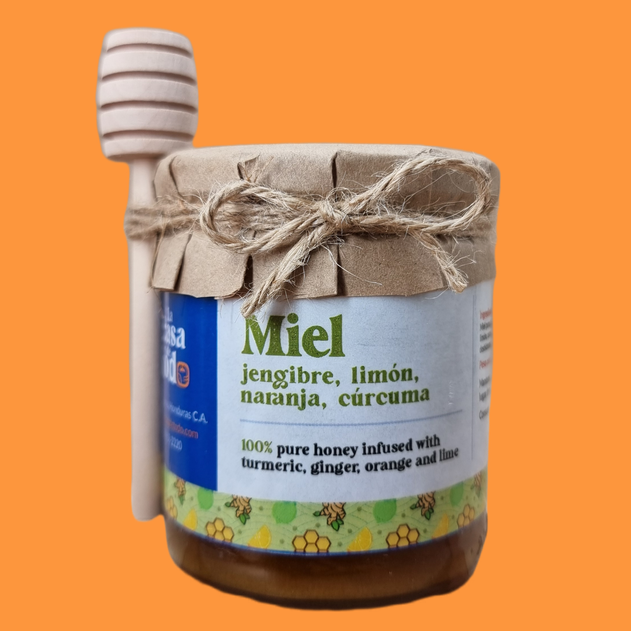 Miel con Curcuma, Jengibre, Naranja y Limón_0