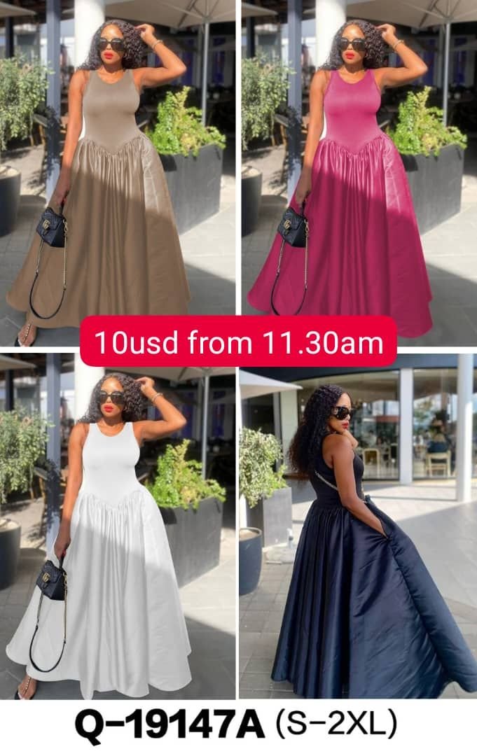 Ladies long dresses _0