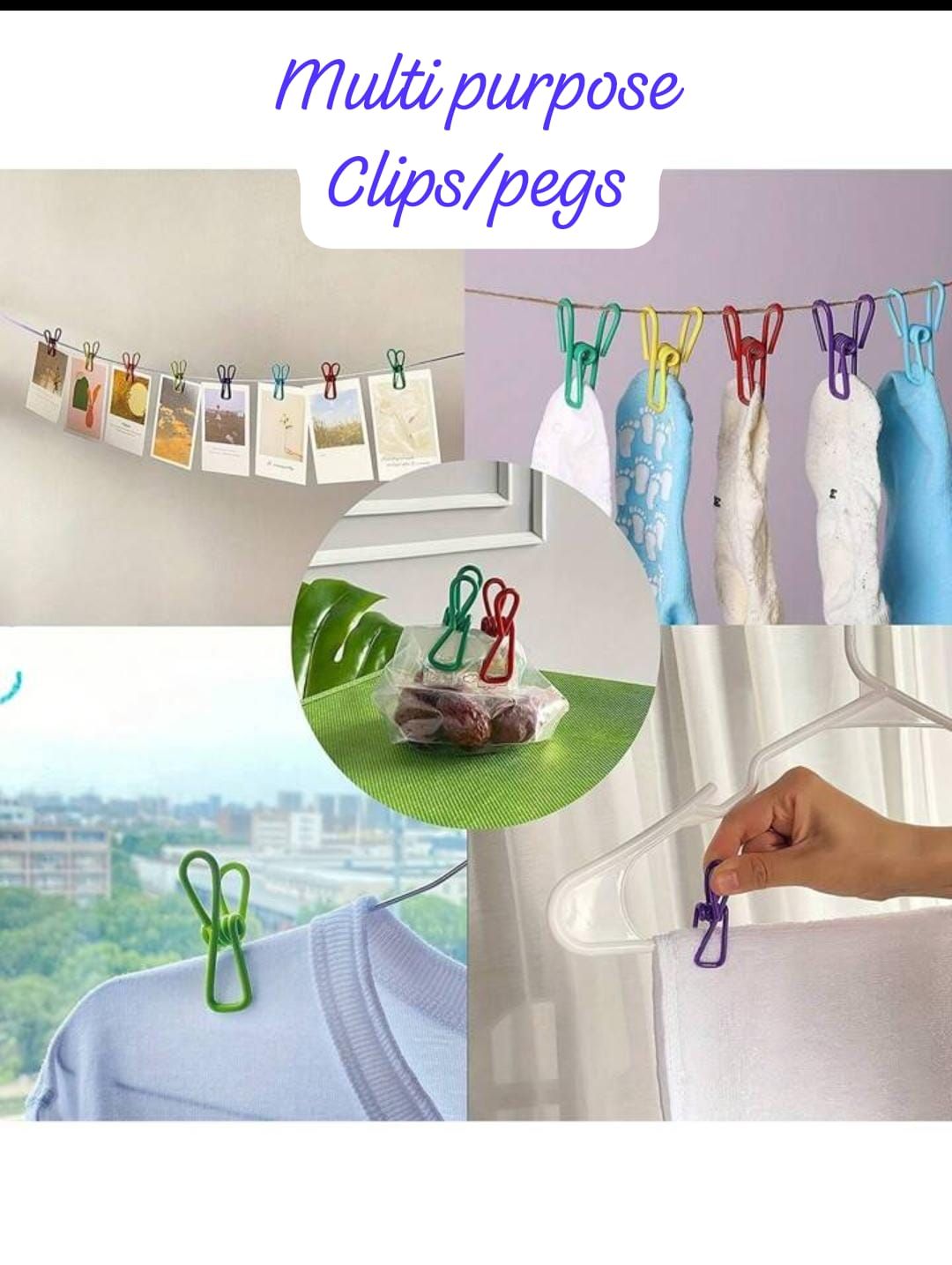 Assorted set of 10pcs Clips/pegs_2