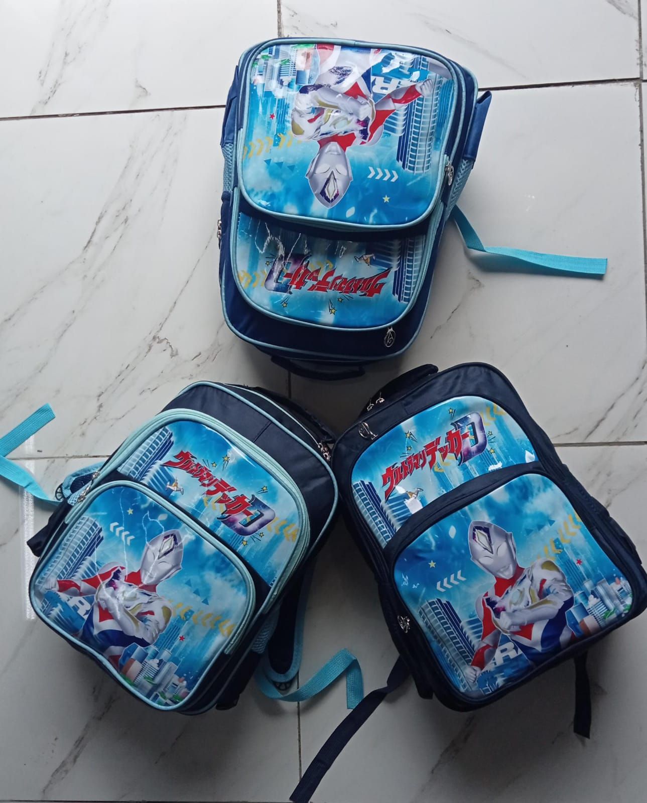 Disney Cartoon 3 compartment School Bag_1