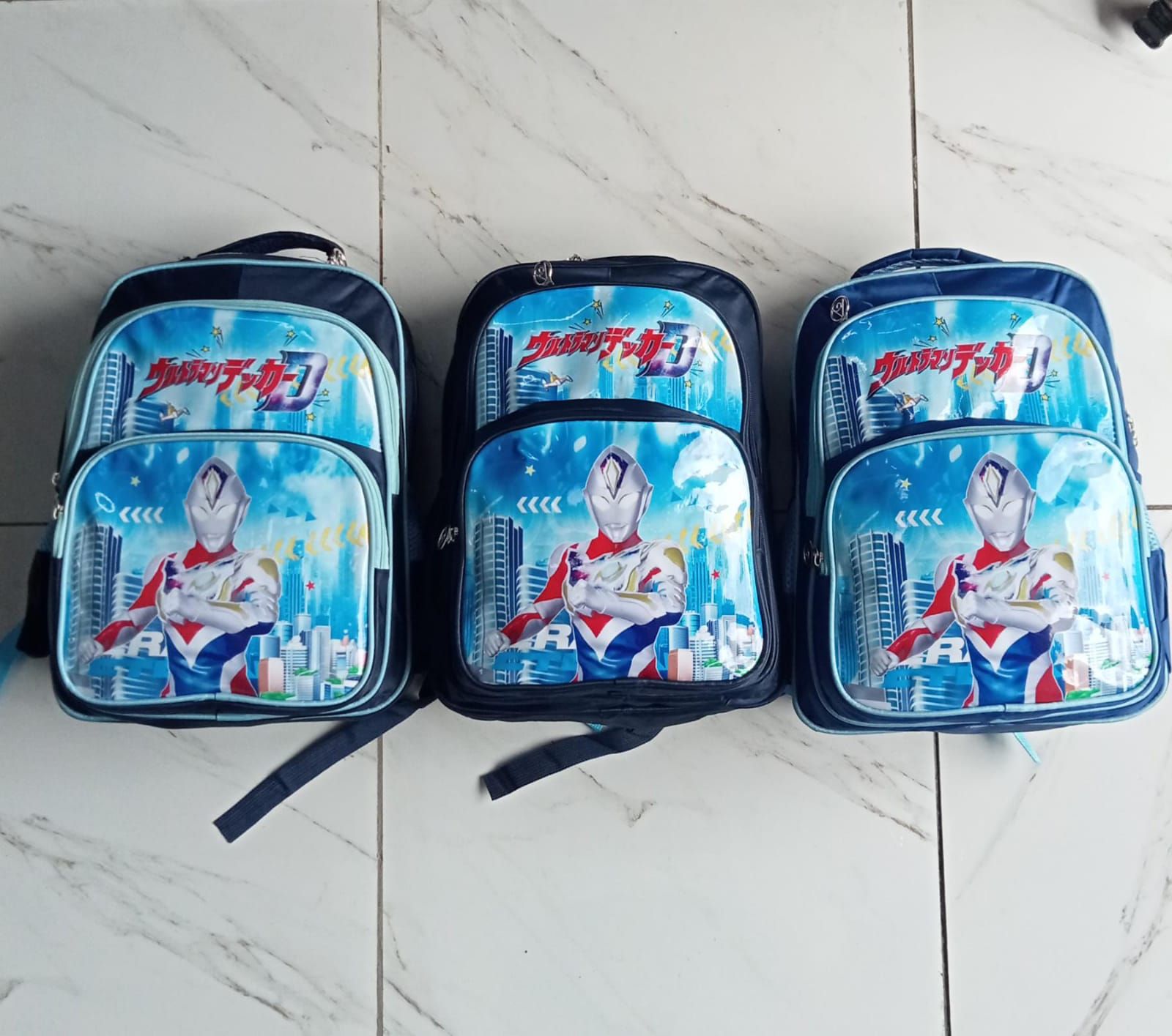 Disney Cartoon 3 compartment School Bag_2