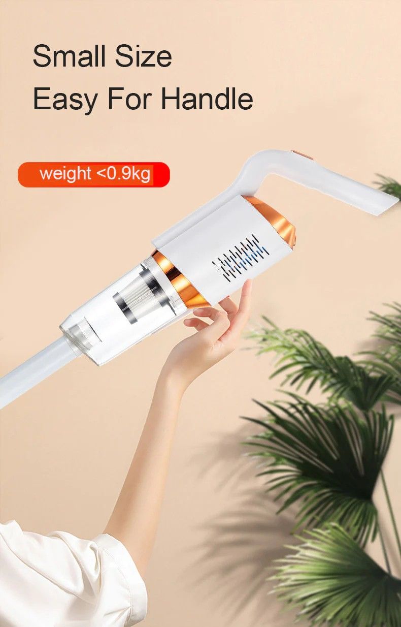 120W Wireless rechargeable Car/ Home Vacuum Cleaner_4