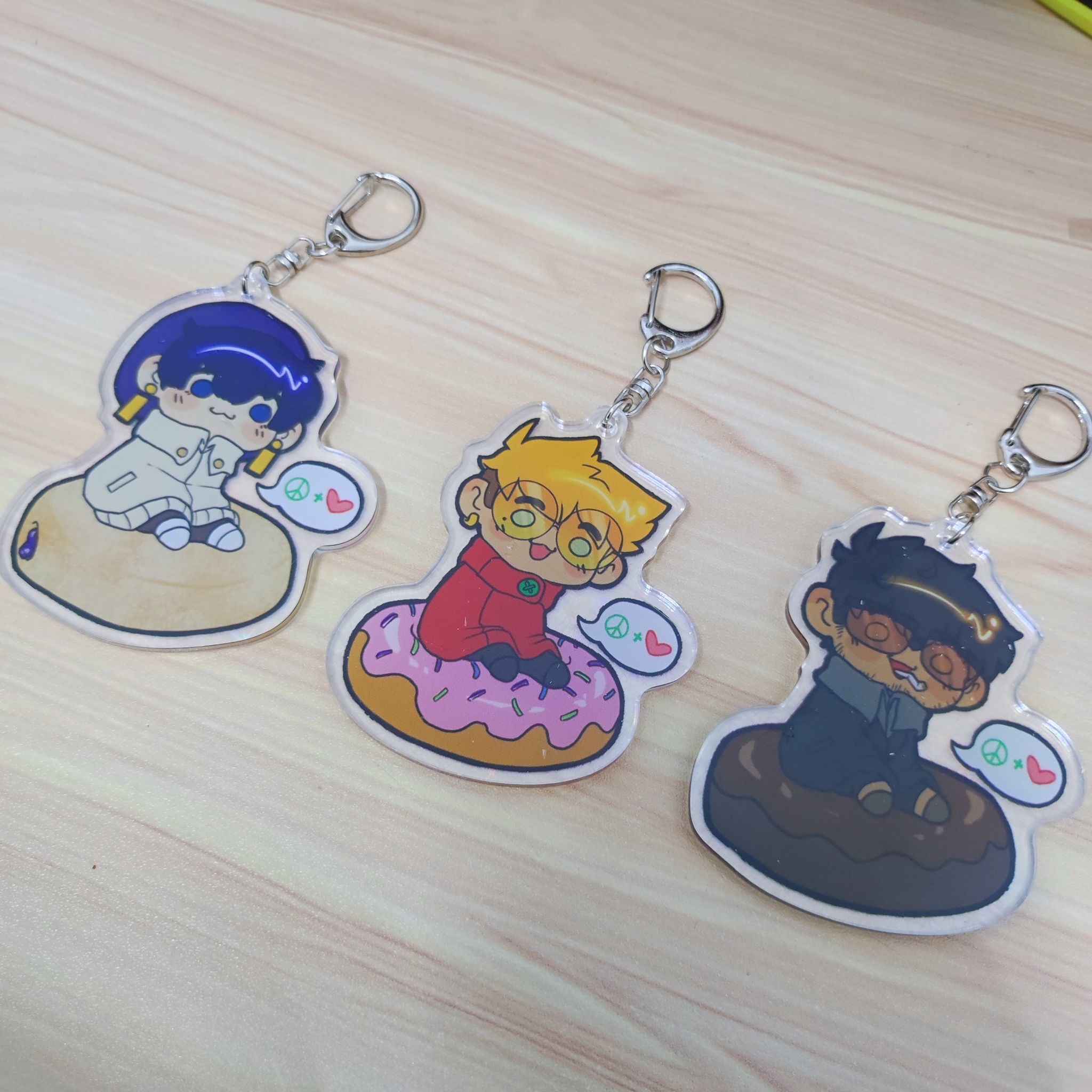 Trigun Stampede Fanart Donut Keychain_0