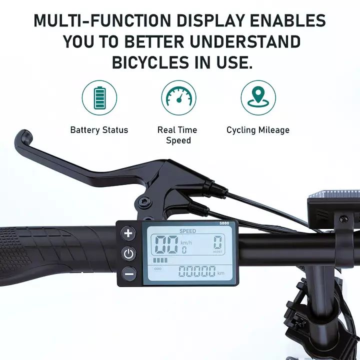 HITWAY Electric Bike Foldable 250W Motor, Range Up to 35-70Km_5