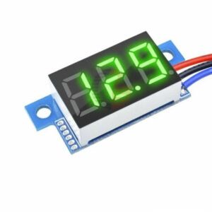 DC 0-100V 0.36 Inch Mini Digital Volt Meter 3 Wire – GREEN_1