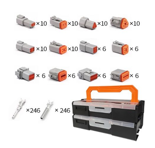 588pc Waterproof Deutsch Type Electrical Connector Box Set – Reliable and Waterproof Connectors_0