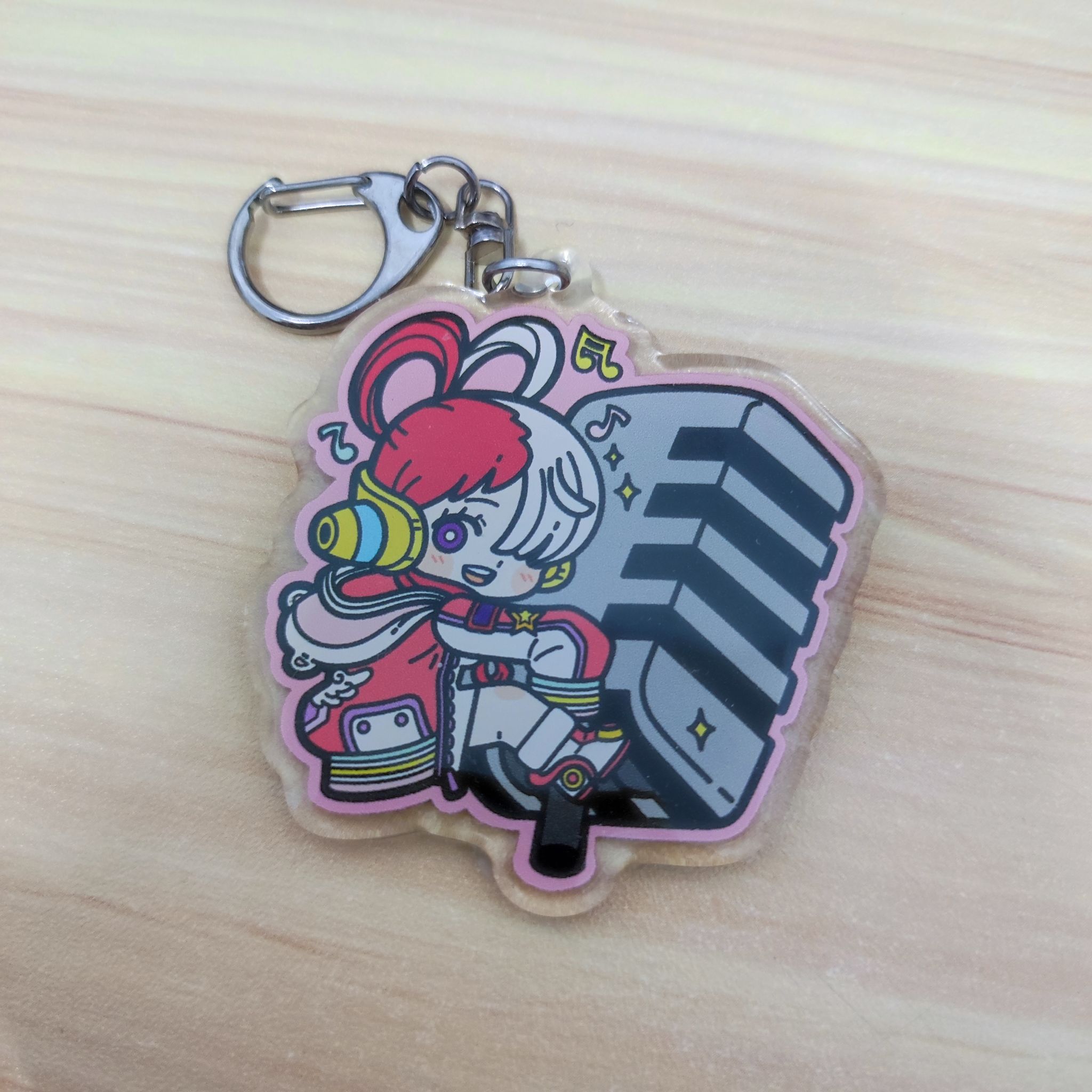 One Piece Fanart Acrylic Keychain - Uta_0