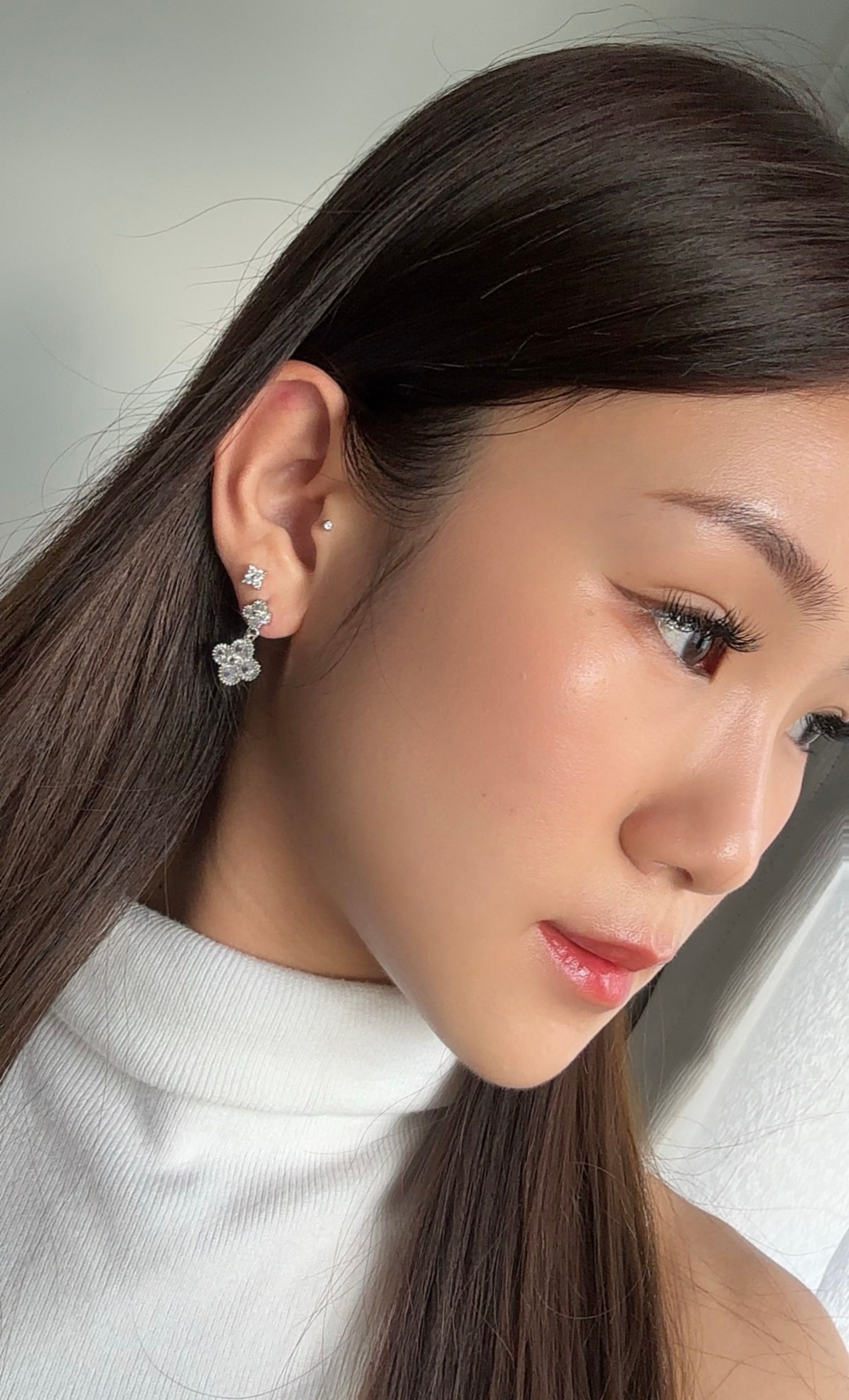 CLOVER DIAMOND EARRING _2