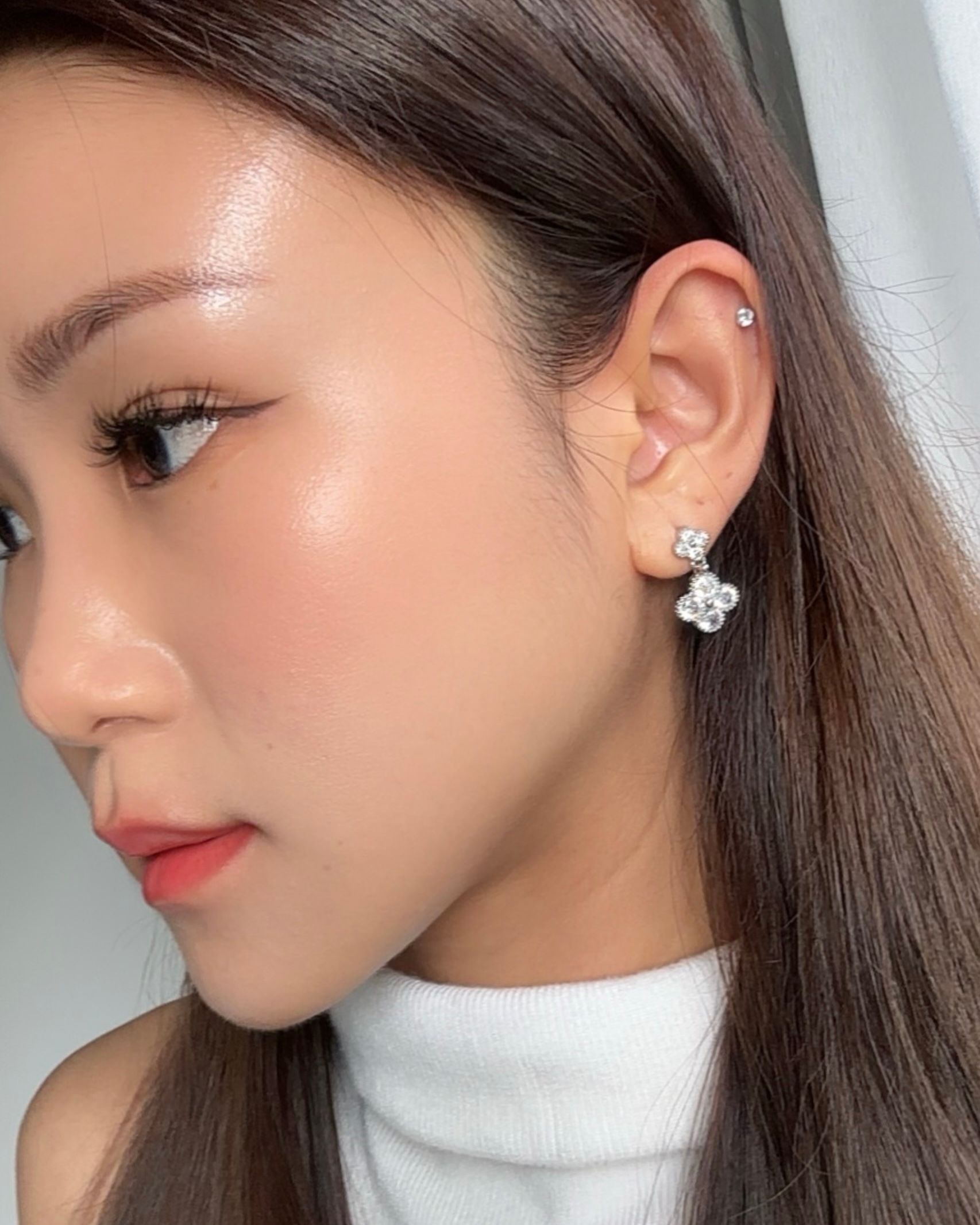 CLOVER DIAMOND EARRING _4