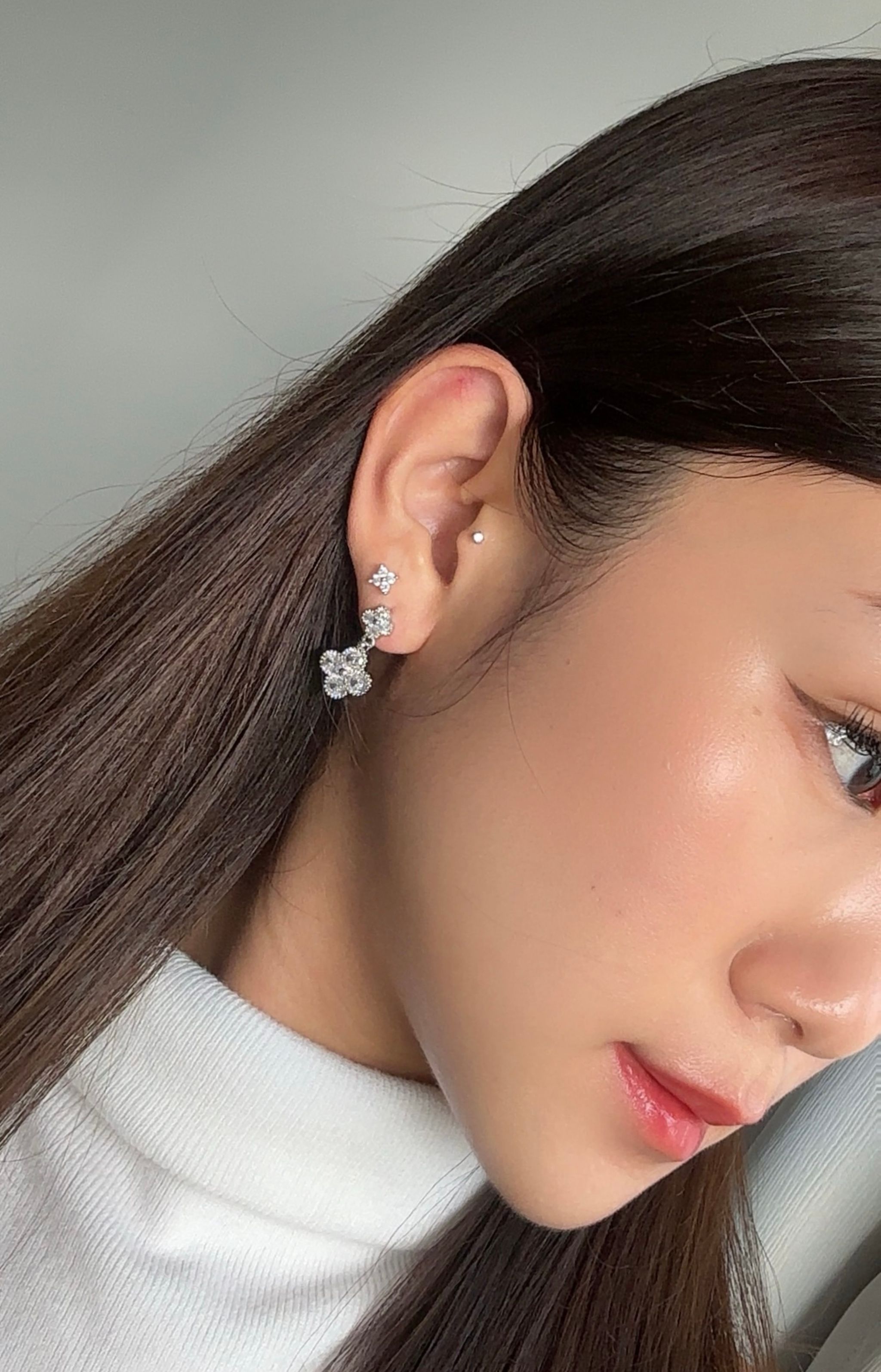 CLOVER DIAMOND EARRING _6