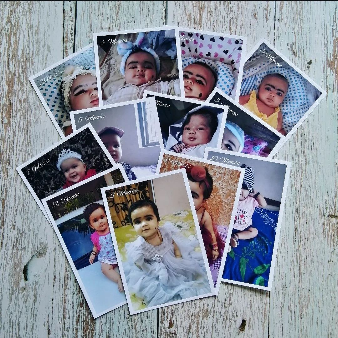 12 months Photo prints - 6x4 inch_0