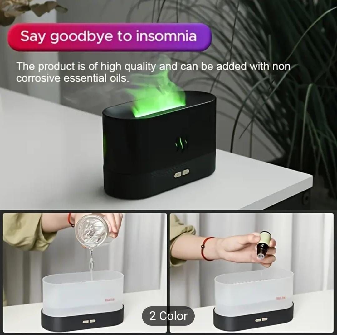 USB Powered Portable Colorful Night Light Humidifier_7