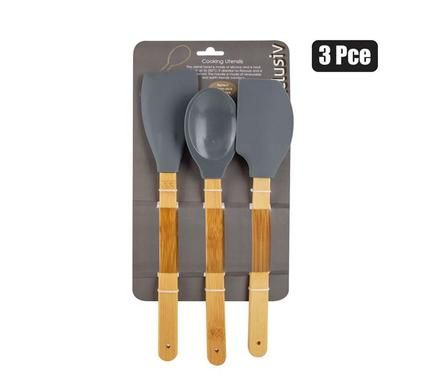 KITCHEN-TOOL-SET 3 PIECE WITH SILICONE AND WOOD_0