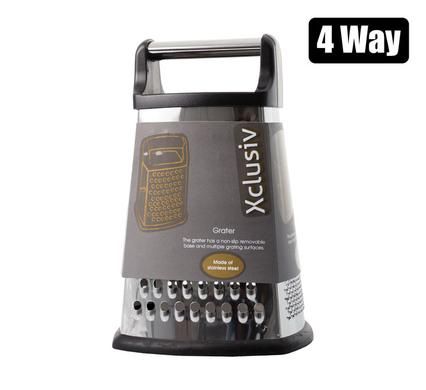 GRATER 4-WAY - STAINLESS STEEL WITH BLACK_0