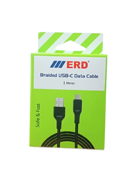 ERD UC-68 Type-C Braided Cable (Black) 35W _1