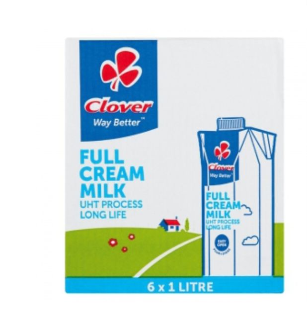 Clover UHT Long life Full Cream Milk 6 Pack_0