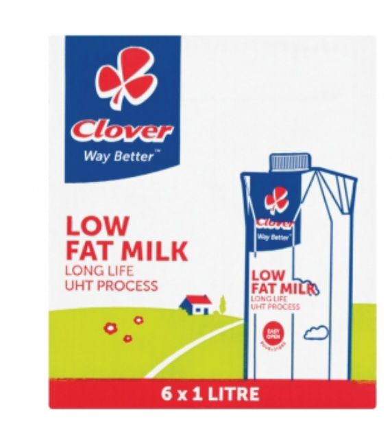 Clover UHT Low Fat Milk 6 x1L_0
