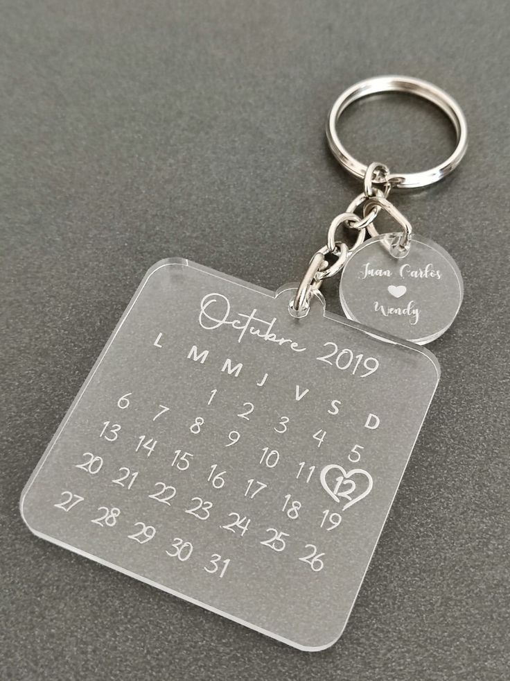 Acrylic Key ring - Our love story_0