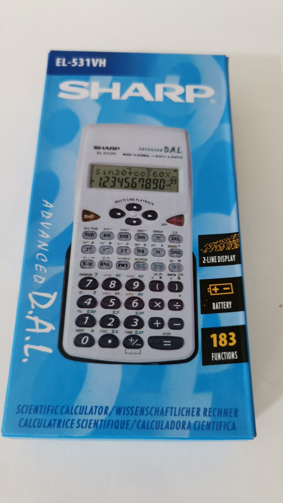 Calculatrice Scientifique Sharp_1