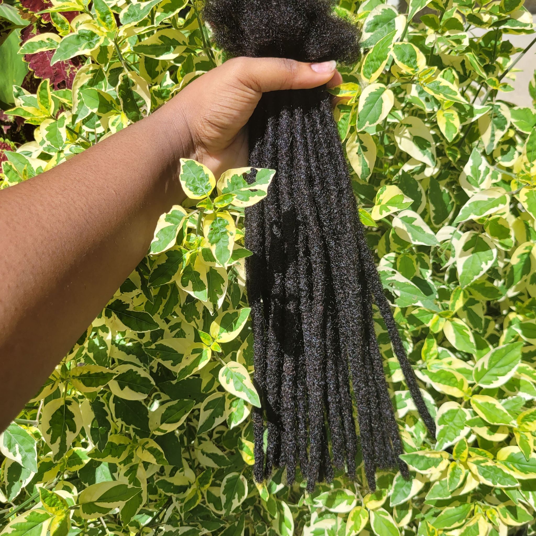 14 Inch Human Hair Loc Extensions _0