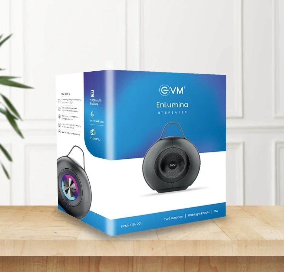 EVM EnLumina 12W Bluetooth Speaker (EVM-BTS-201)_2