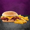 Cheese Ribster Burger Meal Combo with Small Chips & Buddy_0