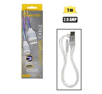 USB CABLE LIGHTNING 2.0 AMP 1 Meter _0