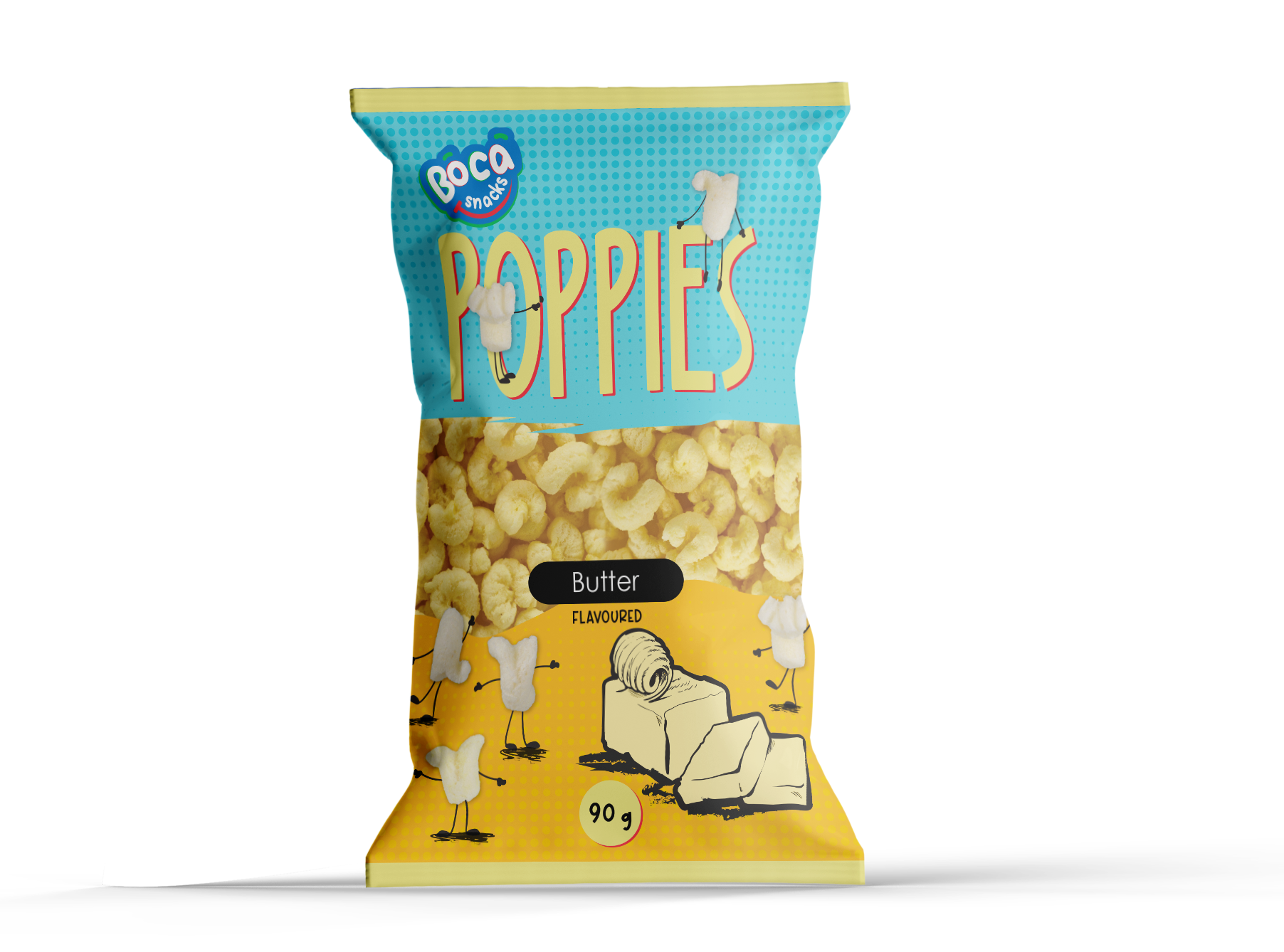 Boca Poppies  Butter Flavor 20x90gr  _0