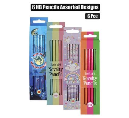  PENCILS NOVELTY 6 PIECE_0