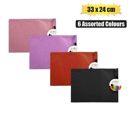 PENCIL CASE/FILE POCKET SATIN 33.5x24cm_0