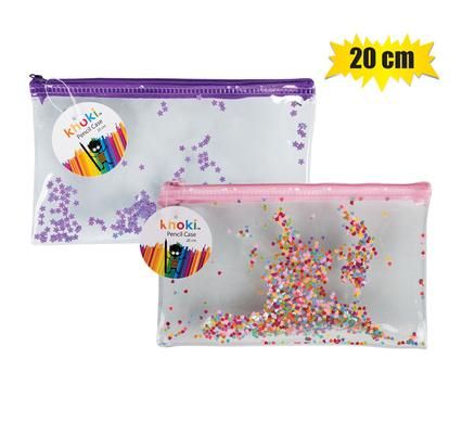 PENCIL CASE WITH GLITTER 20cm_0