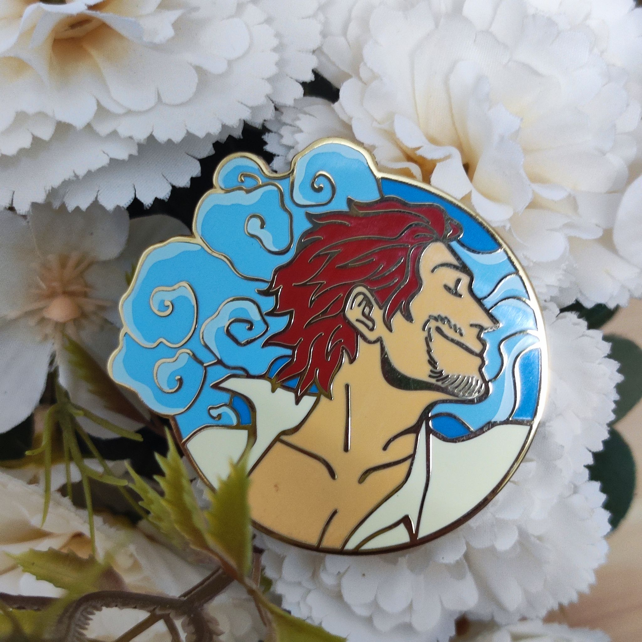 One Piece Fanart Enamel Pin - Shanks_0