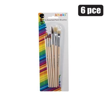 PAINT BRUSHES ARTIST 6 PIECES_0